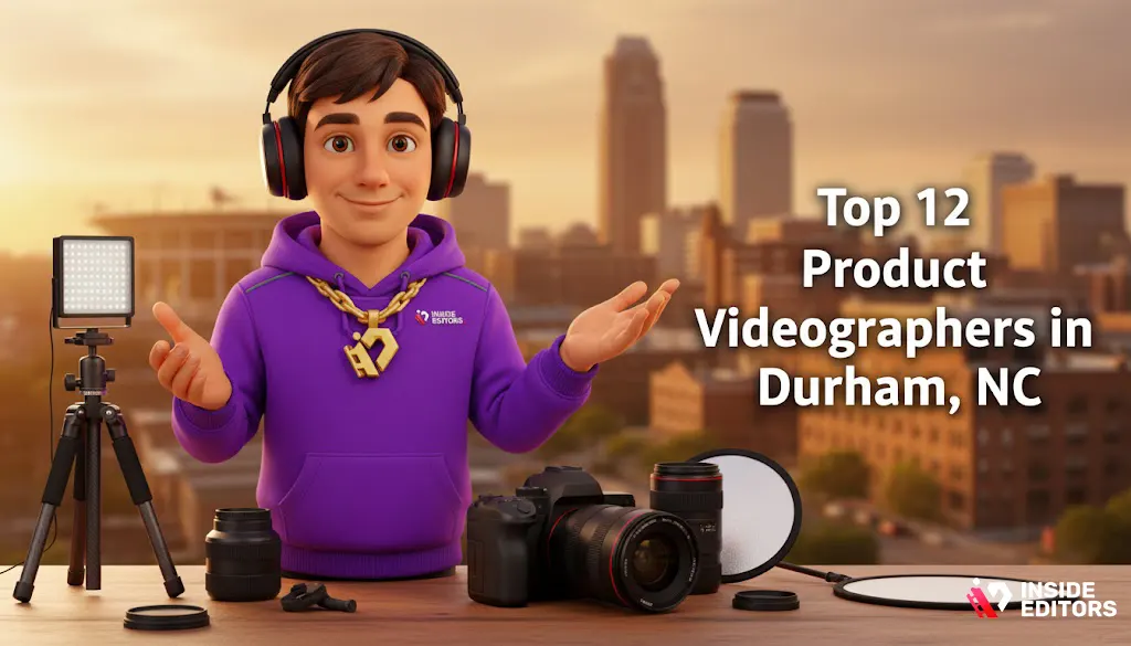 A professional studio setup for Product Videographers in Durham, NC filming a new electronic device.