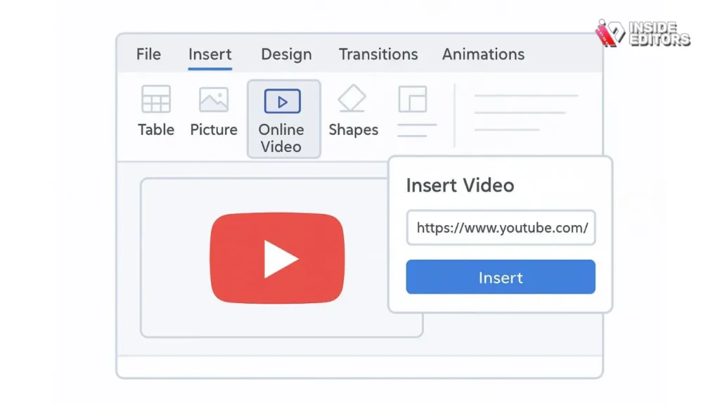 How to Insert a YouTube Video Using a URL