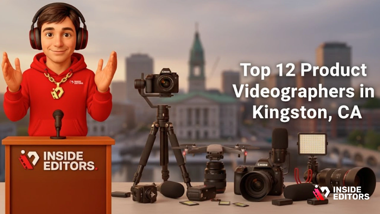 A professional studio setup used by Product Videographers in Kingston for commercial shoots.