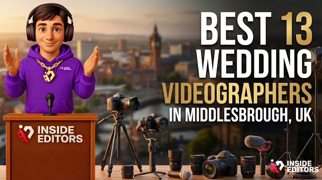 A couple watching a highlight reel created by Wedding Videographers in Middlesbrough, UK