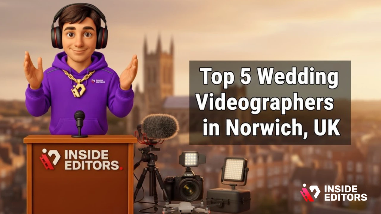 A couple watching their wedding video filmed by Wedding Videographers in Norwich, UK