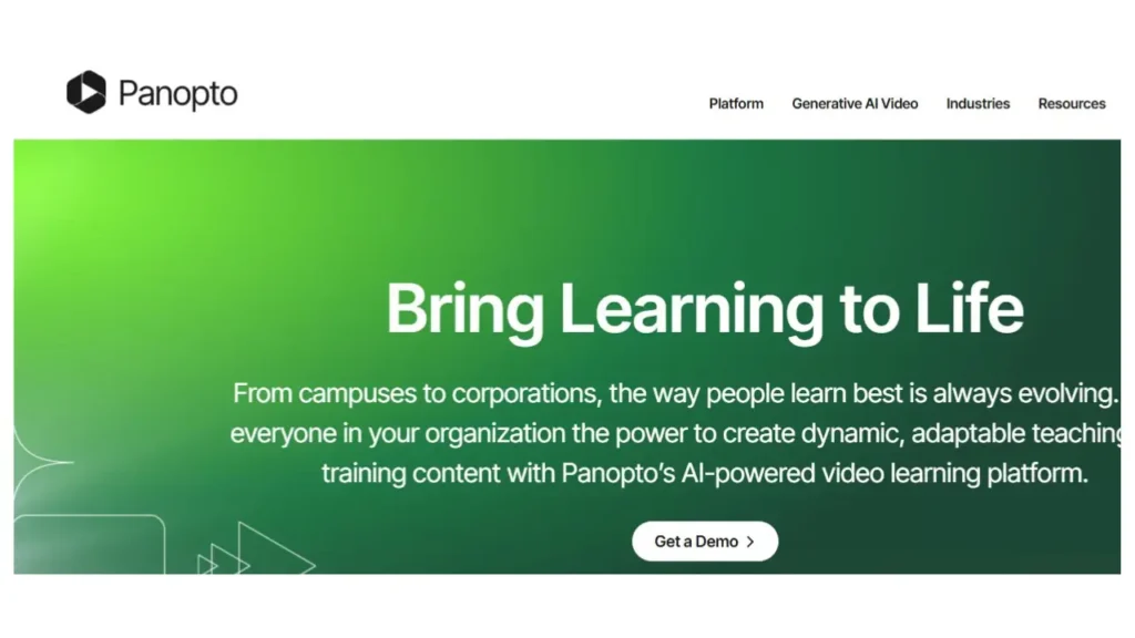 Panopto – Learning and Training Optimized