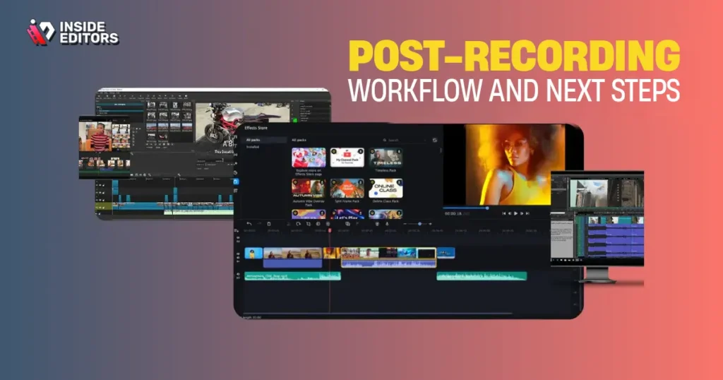 Post-Recording Workflow and Next Steps