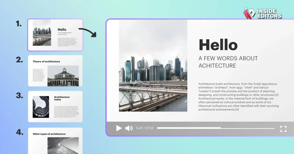 Slide Design for Maximum Video Impact
