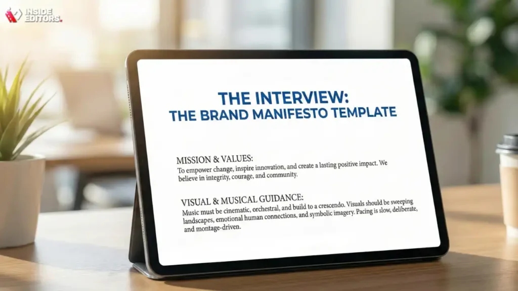 The Brand Manifesto Template