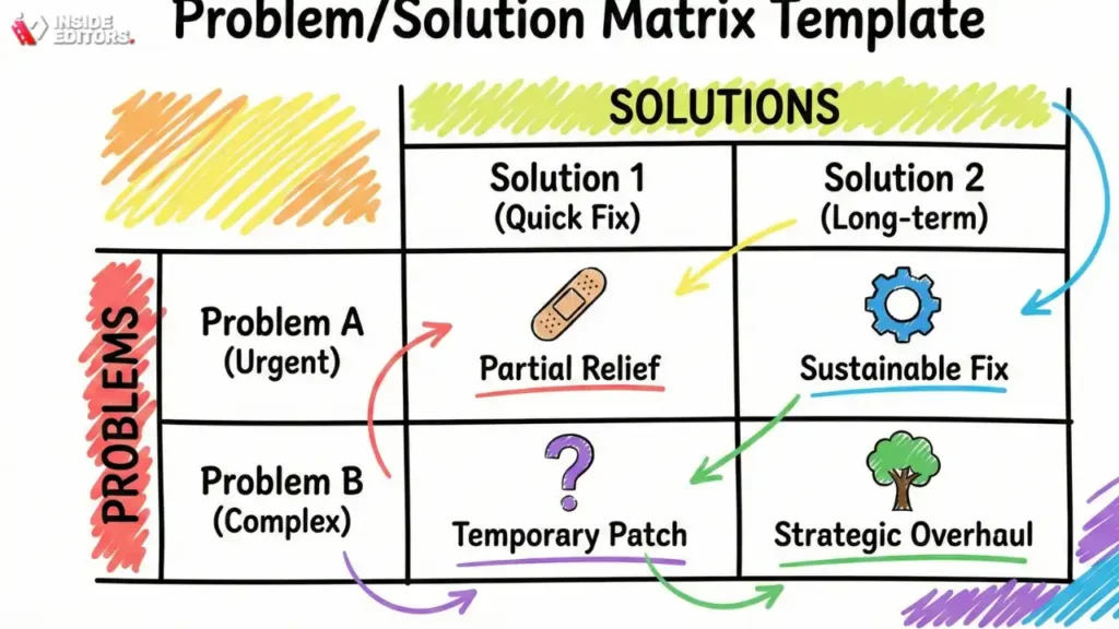 The Problem/Solution Matrix Template