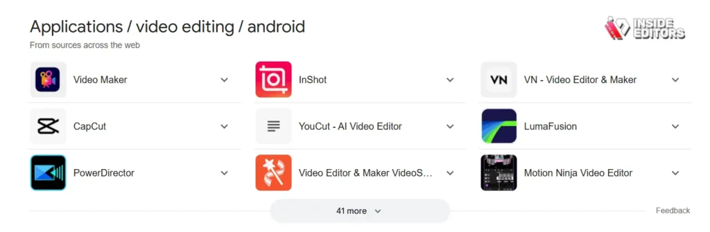 The Right App Matters for Android Content Creators