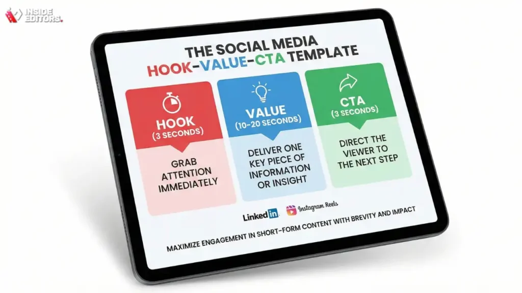 The Social Media Hook-Value-CTA Template