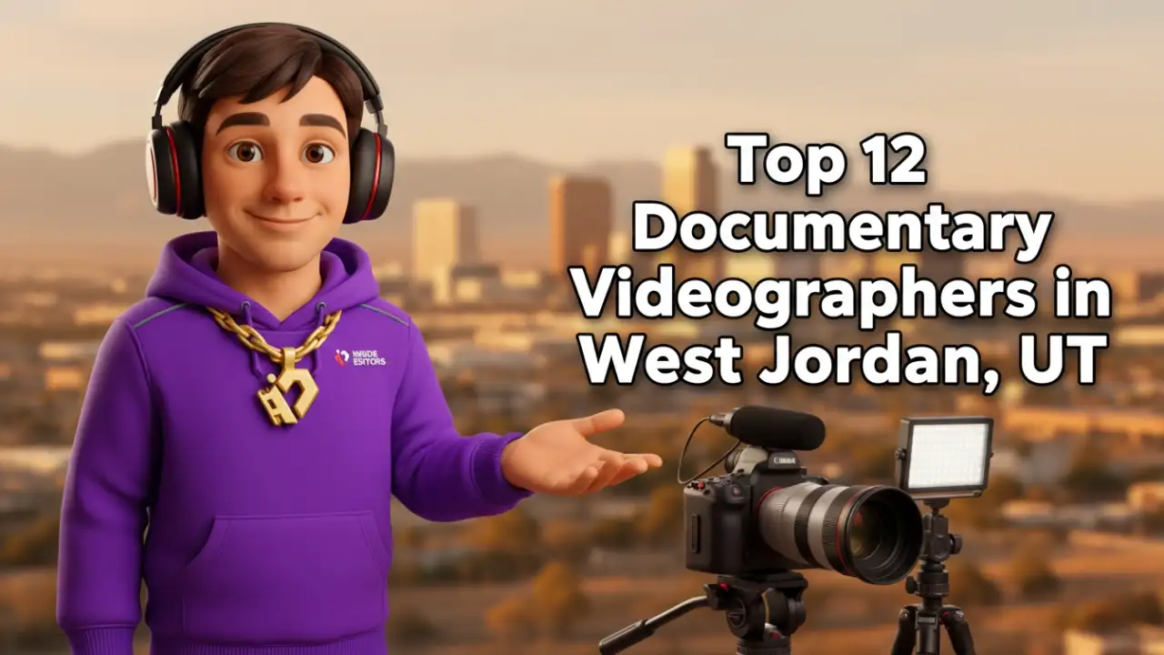 Professional Documentary Videographers in West Jordan, UT filming an interview setup