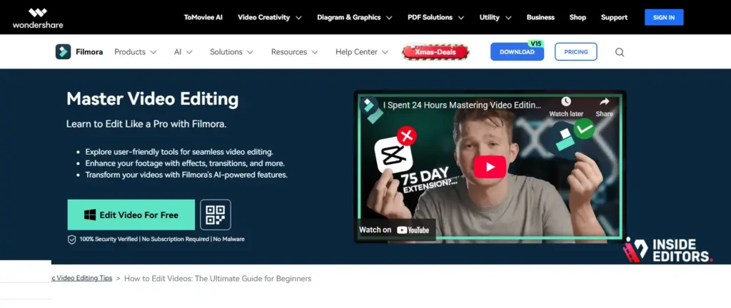 Wondershare Academy: Filmora Video Editing Guide