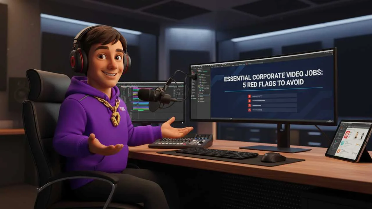 Essential Corporate Video Jobs | 5 Red Flags to Avoid