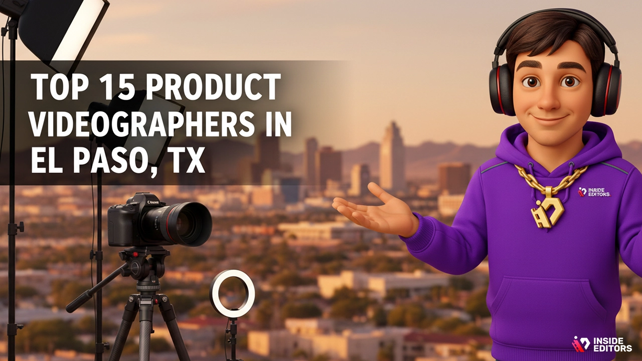 A professional studio setup used by Product Videographers in El Paso, TX for commercial filming