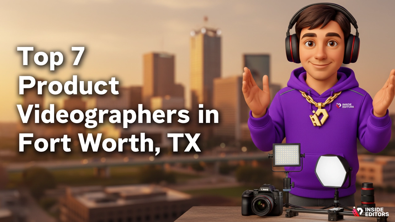 A professional studio setup used by Product Videographers in Fort Worth, TX for commercial filming