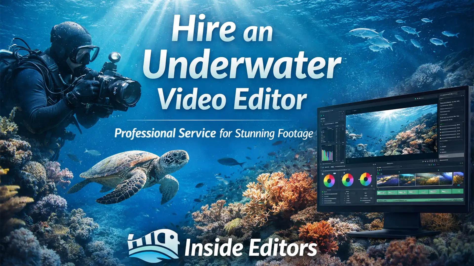 Hire an Underwater Video Editor at Inside Editors – Professional Service for Stunning Footage