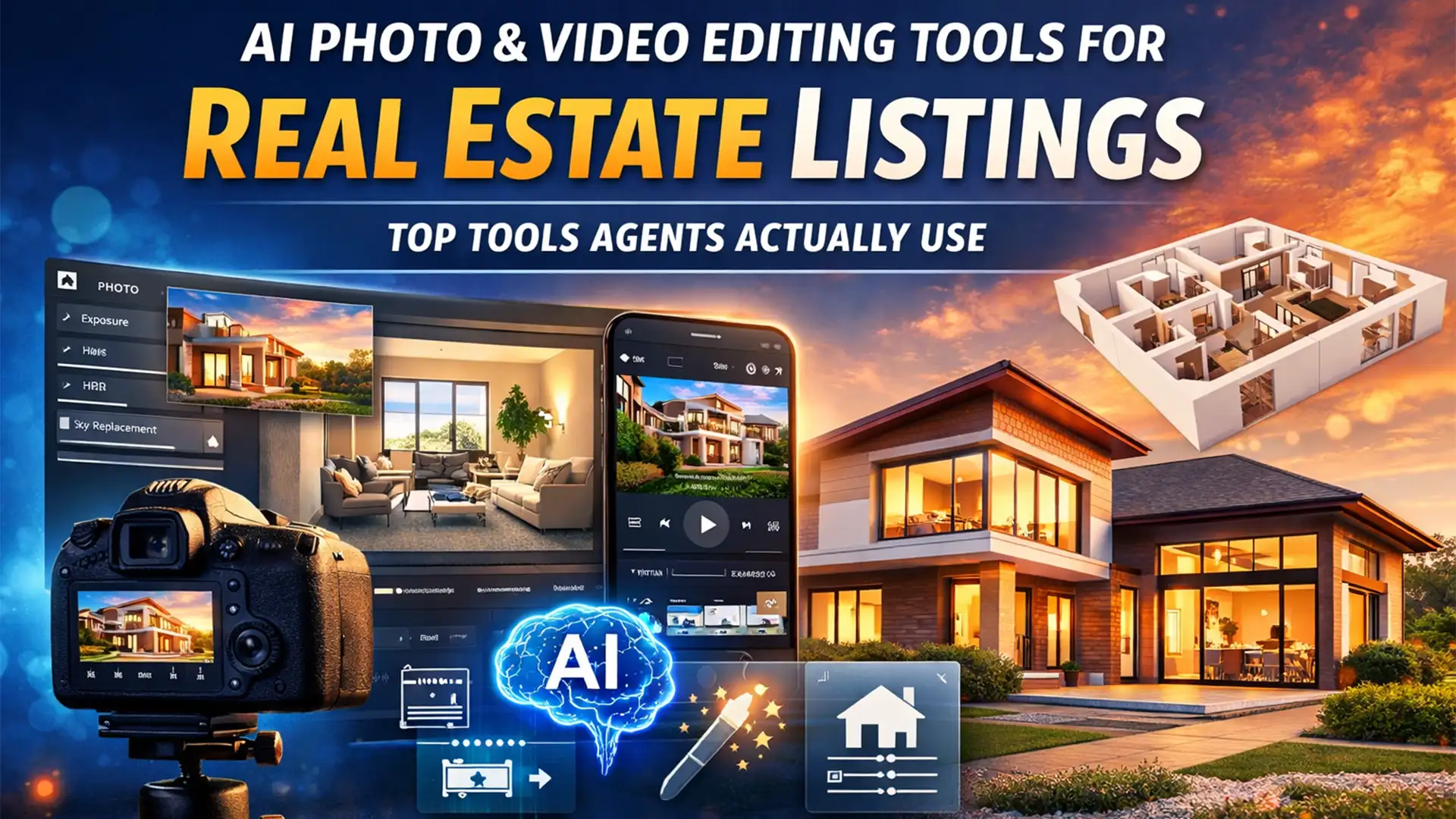 Ai Photo Video Editing Tools for Real Estate Listings – Top Tools Agents Actually Use