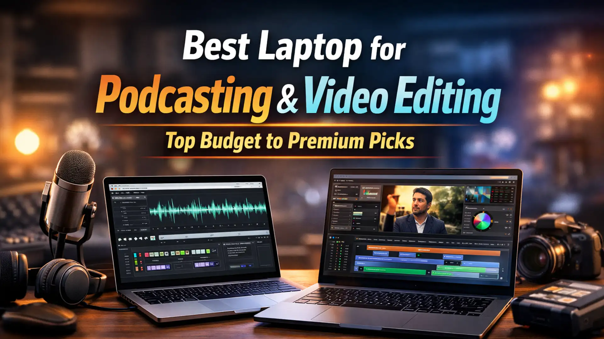 Best Laptop for Podcasting and Video Editing: Top Budget to Premium Options
