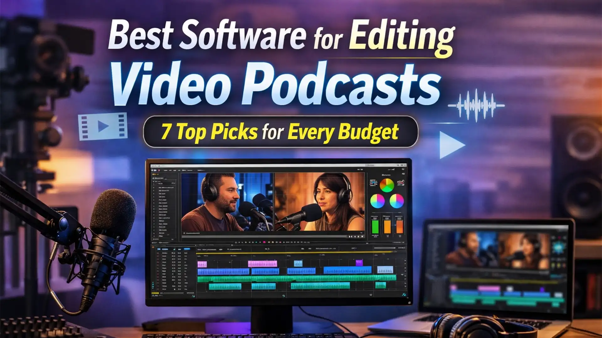 Best Software for Editing Video Podcasts: 7 Top Picks for Every Budget