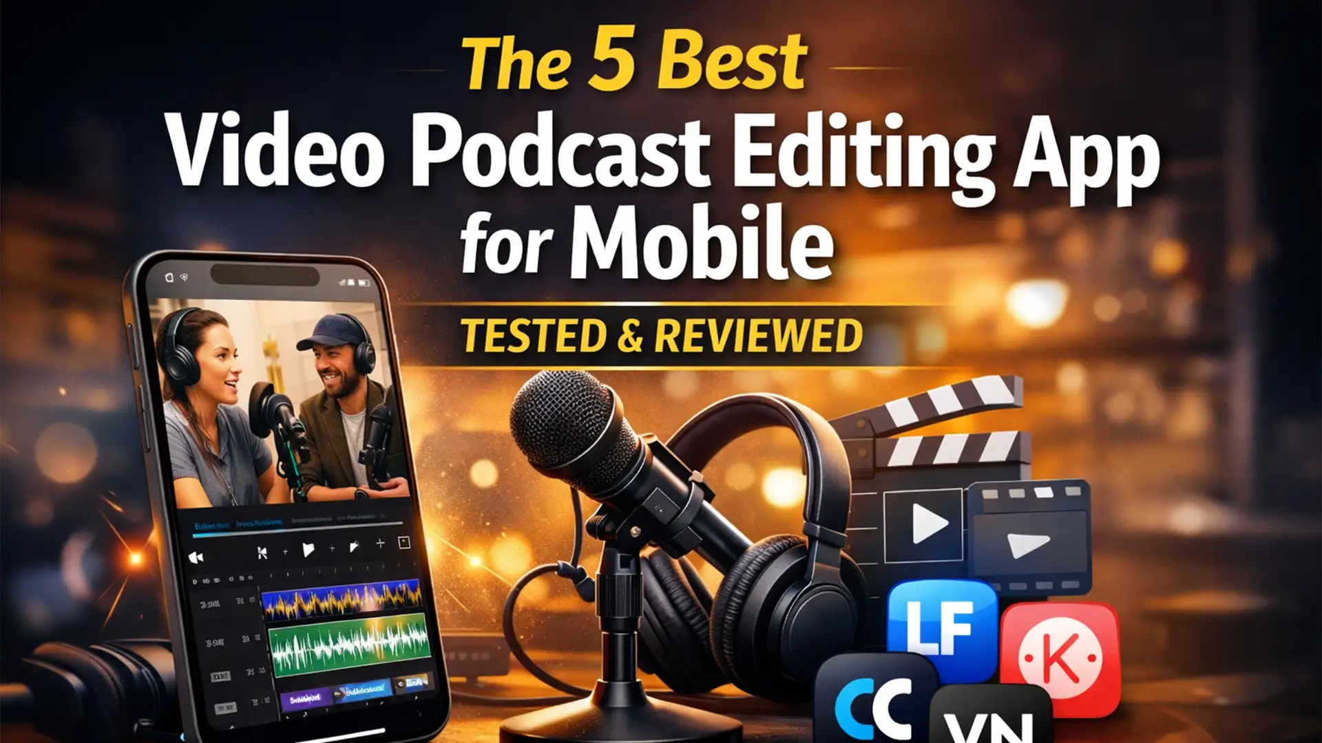 The 5 Best Video Podcast Editing App for Mobile: Tested & Reviewed