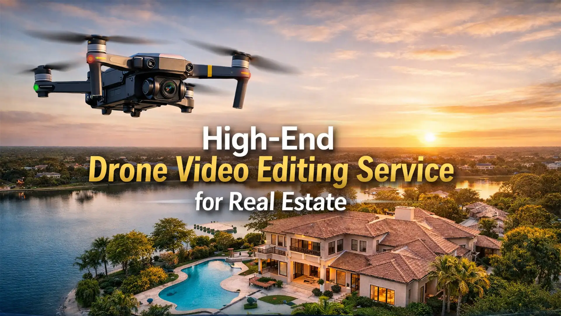 High-End Drone Video Editing Service for Real Estate by Inside Editors