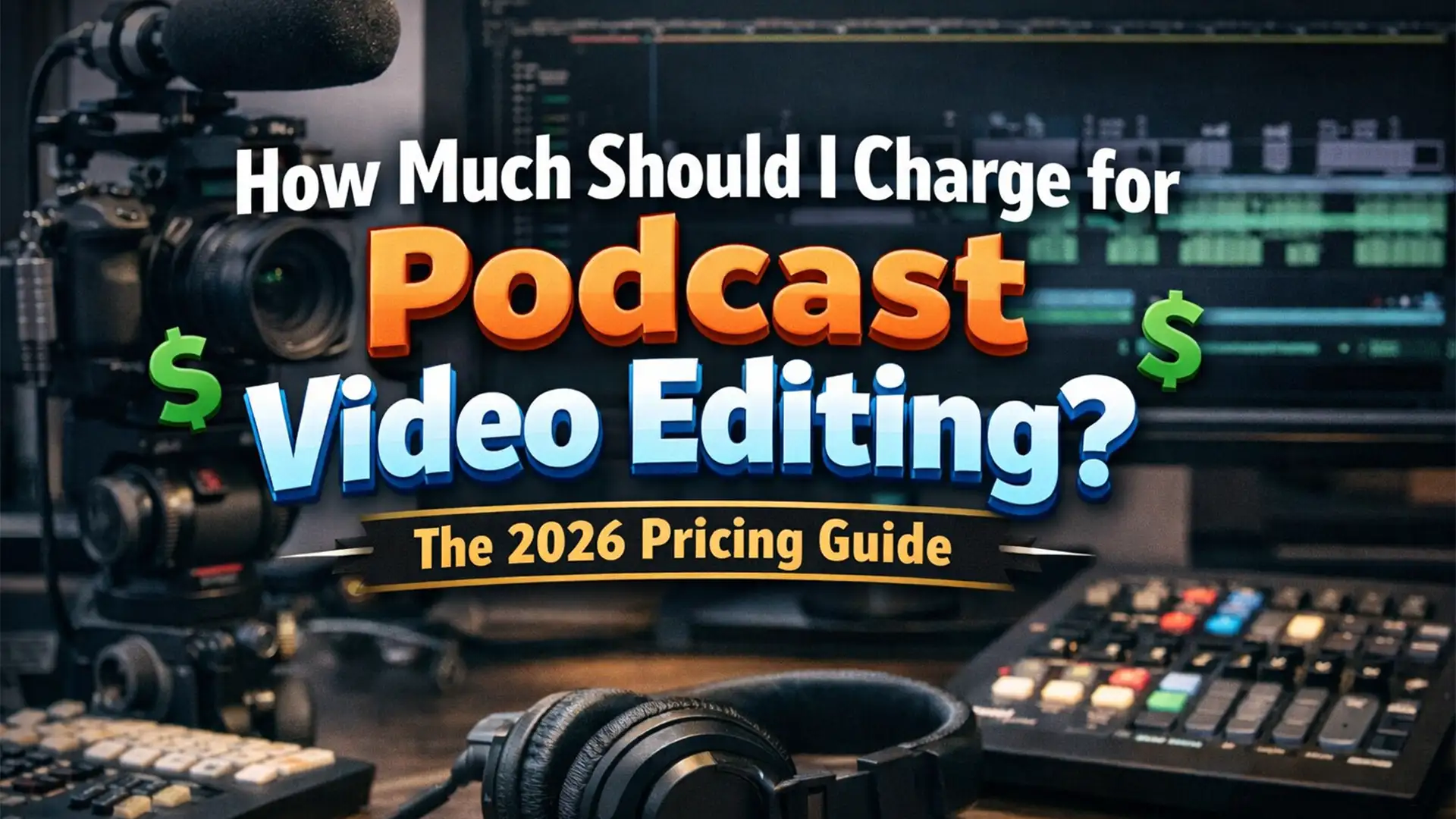 How Much Should I Charge for Podcast Video Editing? The 2026 Pricing Guide