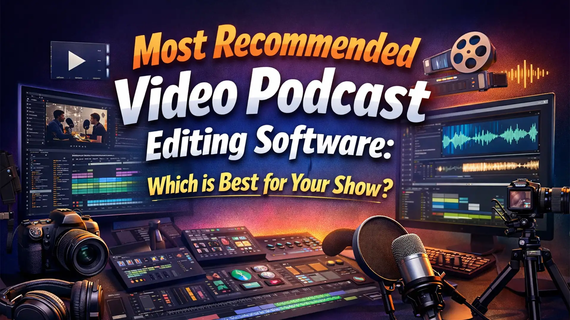 Most Recommended Video Podcast Editing Software: Which Is Best for Your Show?