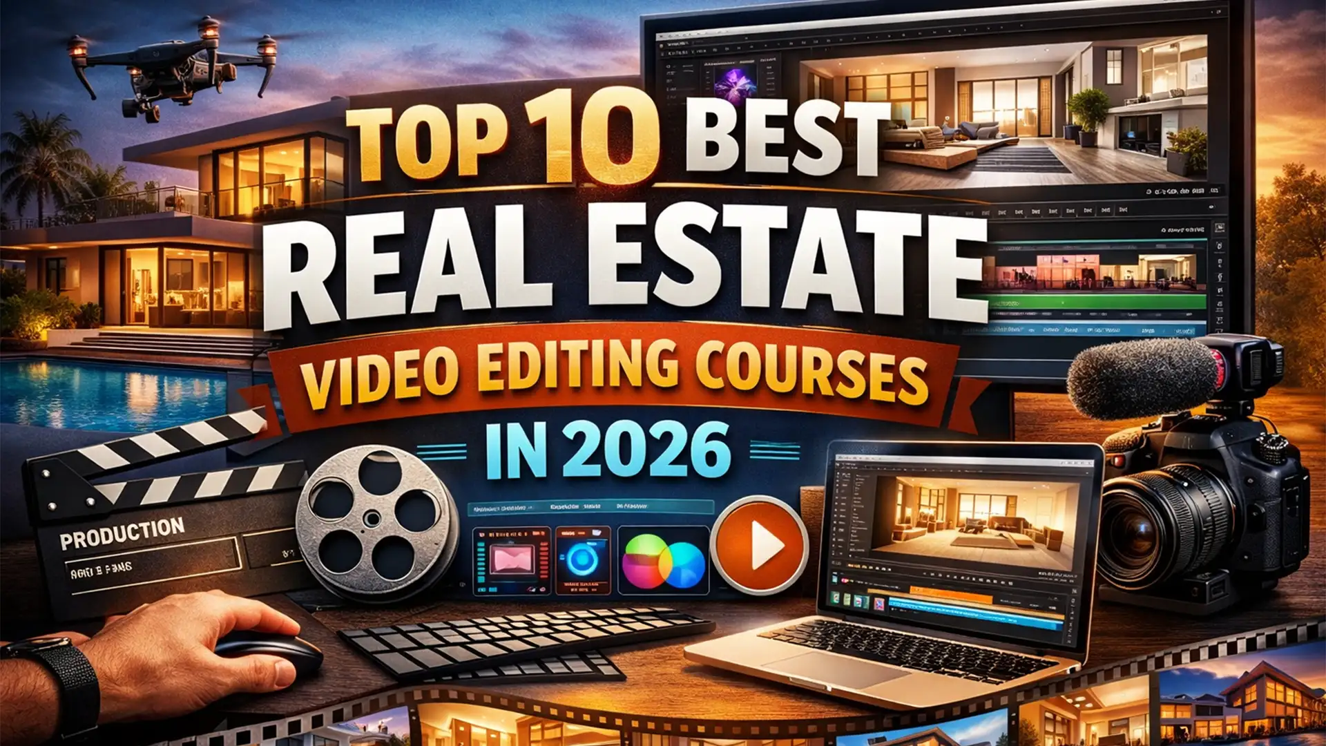 Top 10 Best Real Estate Video Editing Courses in 2026