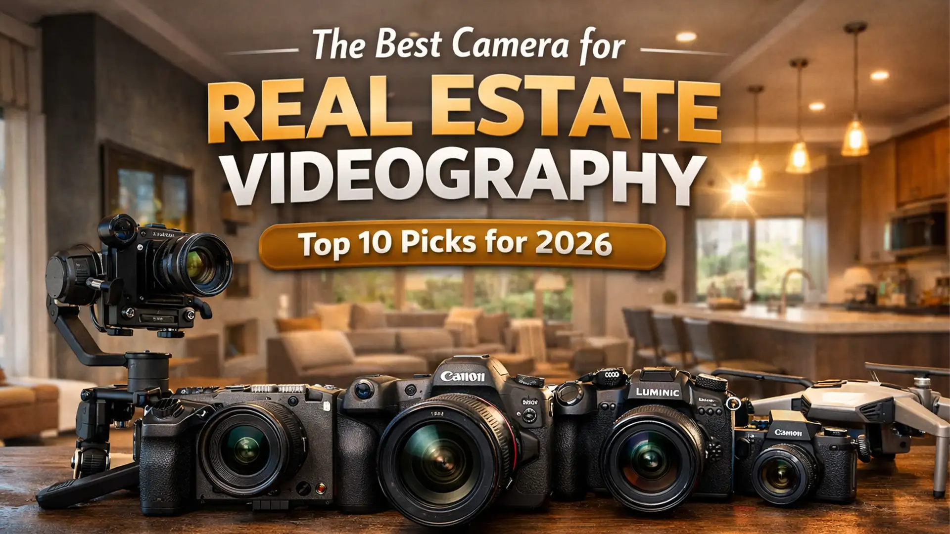 The Best Camera for Real Estate Videography: Top 10 Picks for 2026