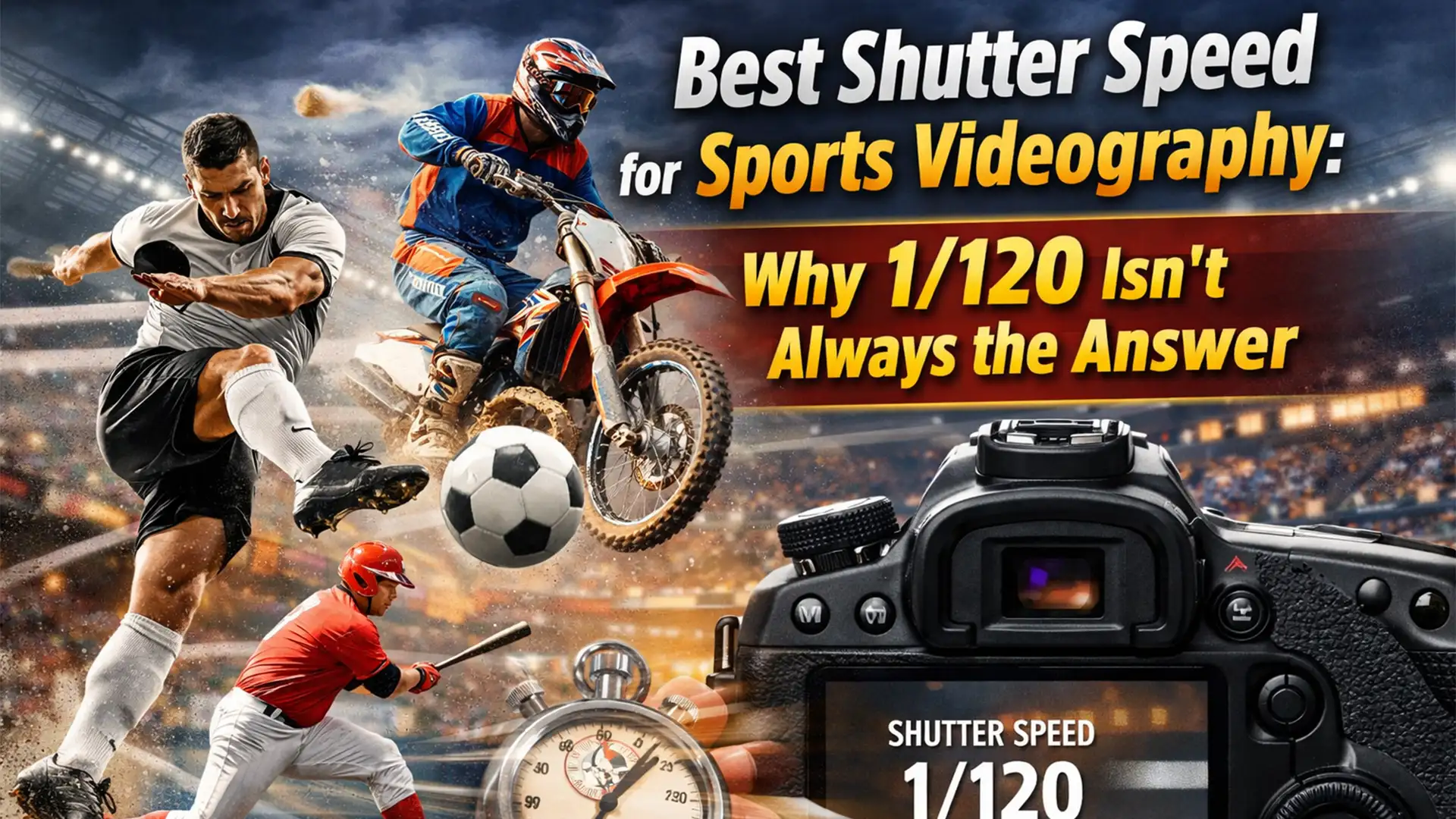 Best Shutter Speed for Sports Videography: Why 1/120 Isn’t Always the Answer
