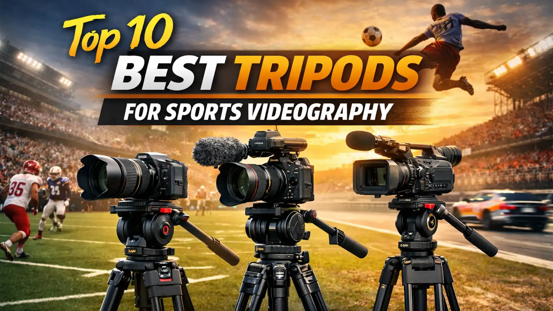 Top 10 Best Tripods for Sports Videography (Tested & Ranked)