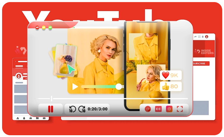 Thumbnail image representing successful video editing projects and client stories