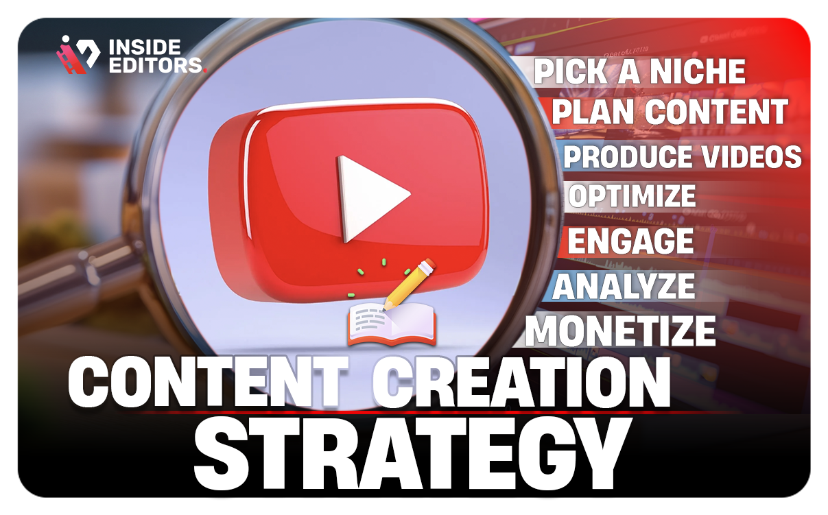 Thumbnail image showcasing YouTube content creation and strategic planning