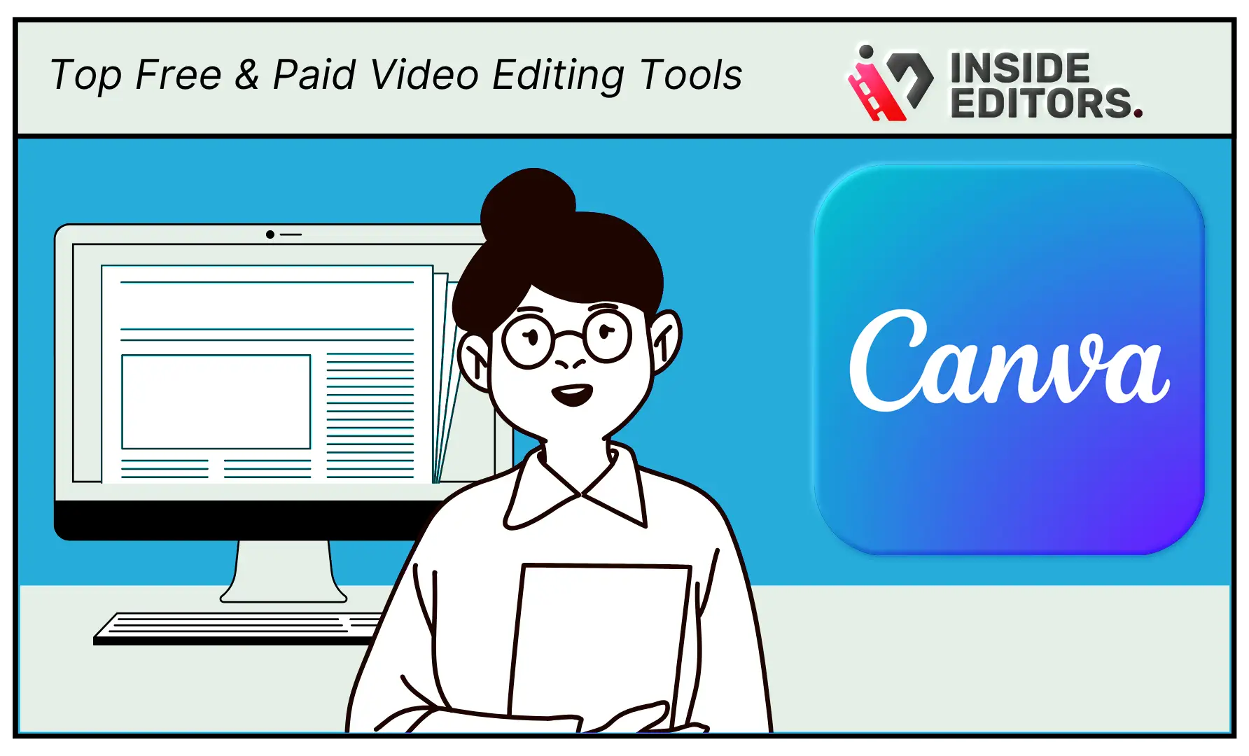 Thumbnail image showcasing the Canva logo by Inside Editors