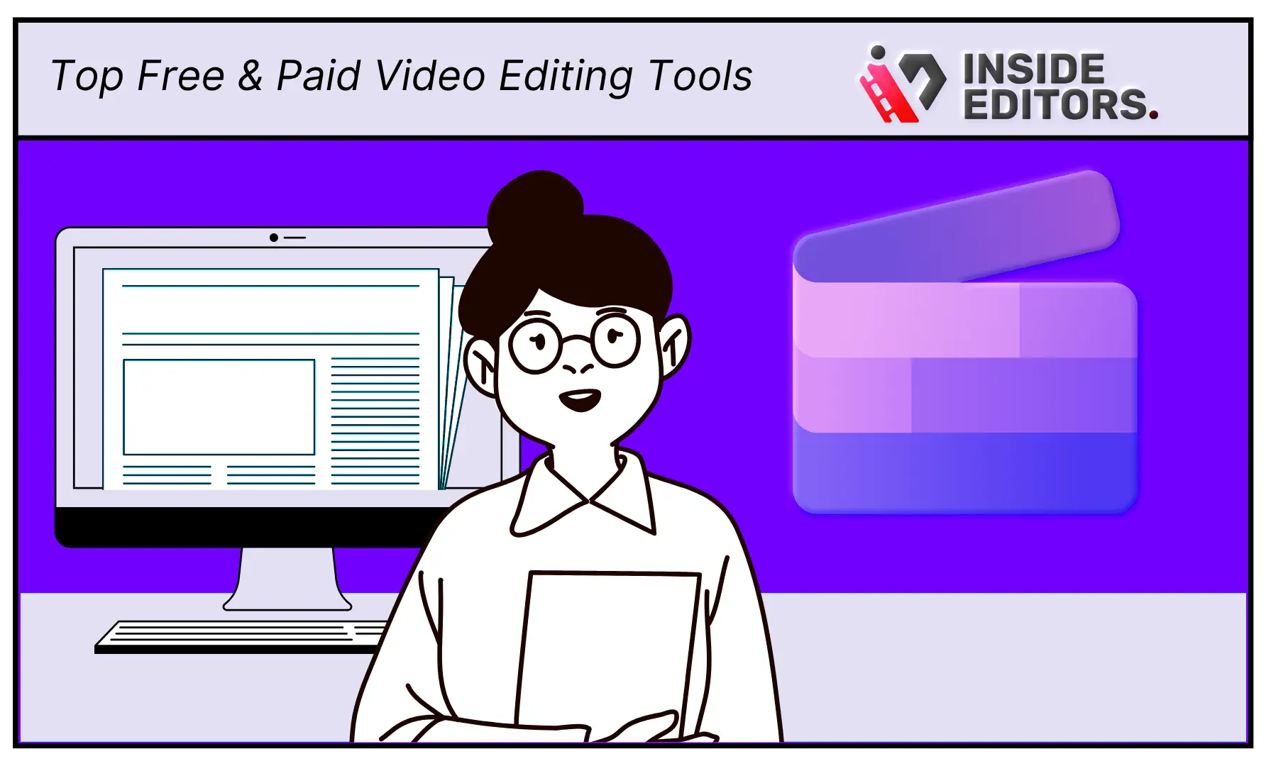 Thumbnail image showcasing the Clipchamp logo by Inside Editors