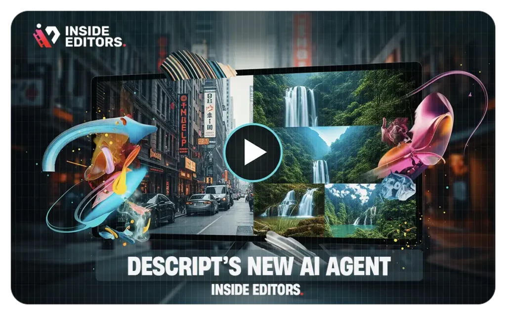 Thumbnail image for Descript's new AI Agent tutorial by Inside Editors