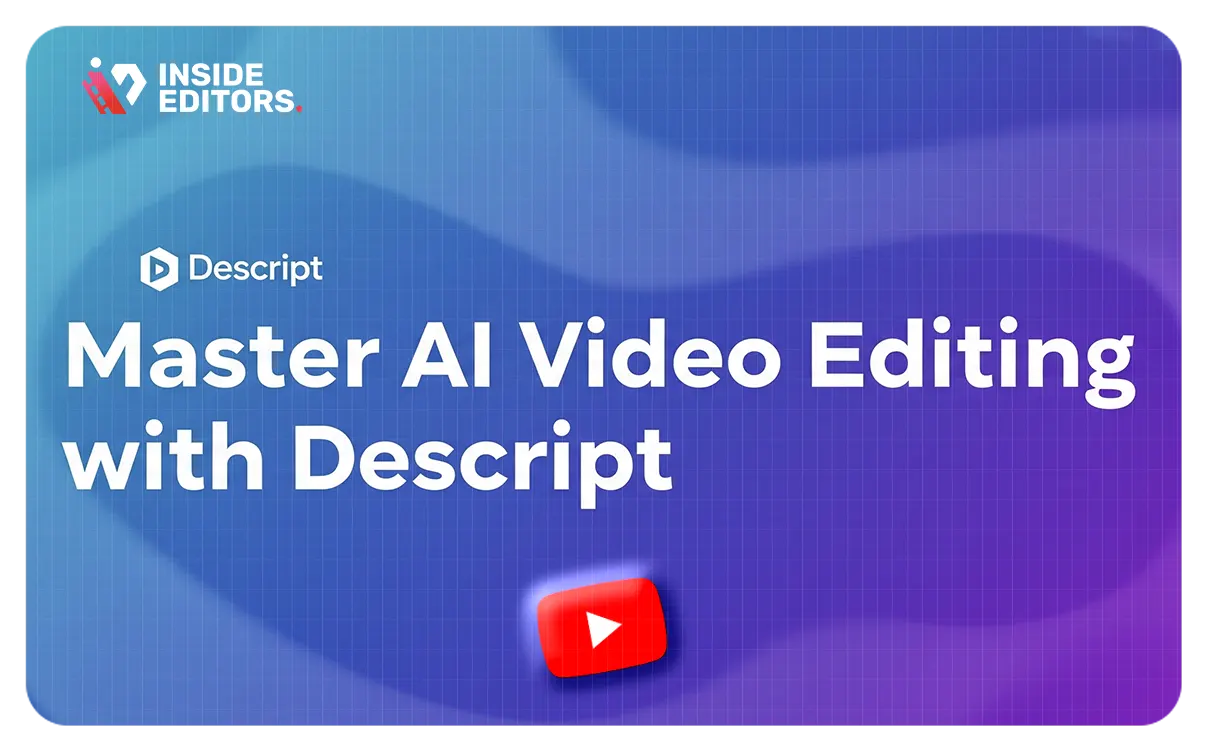 Descript Tutorial 2025 – Best AI Video Editor