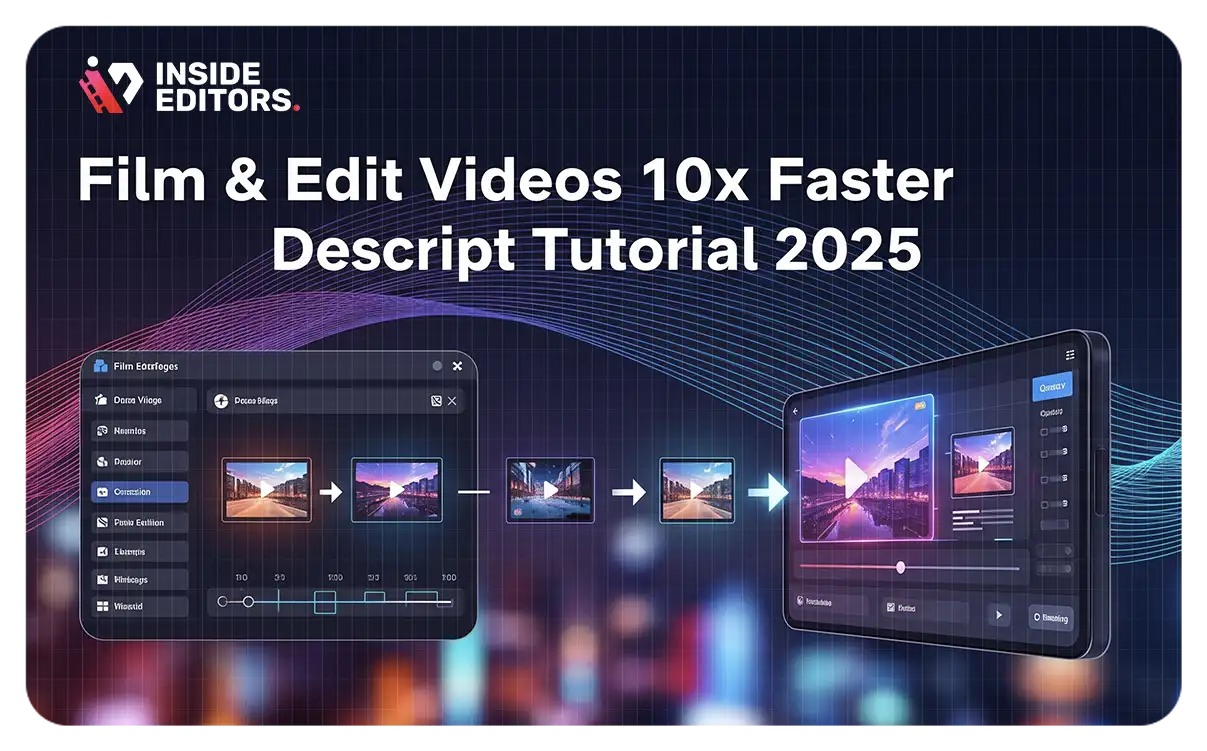 Film & Edit Videos 10x Faster | Descript Tutorial 2025