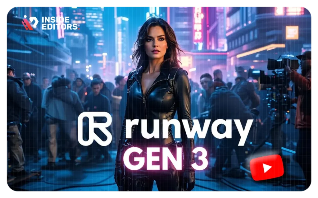 Thumbnail image representing Runway AI cinematic video generation by Inside Editors