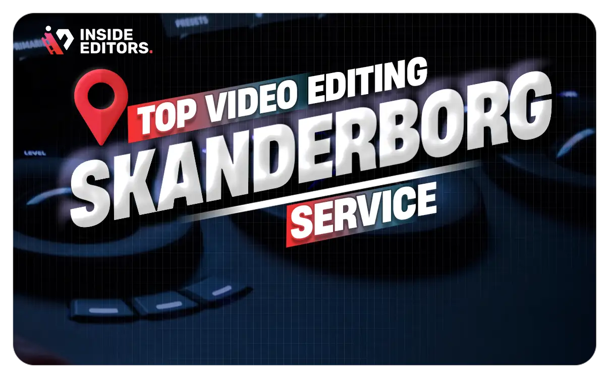 Professional Video Editing Services Skanderborg team at work on a computer.