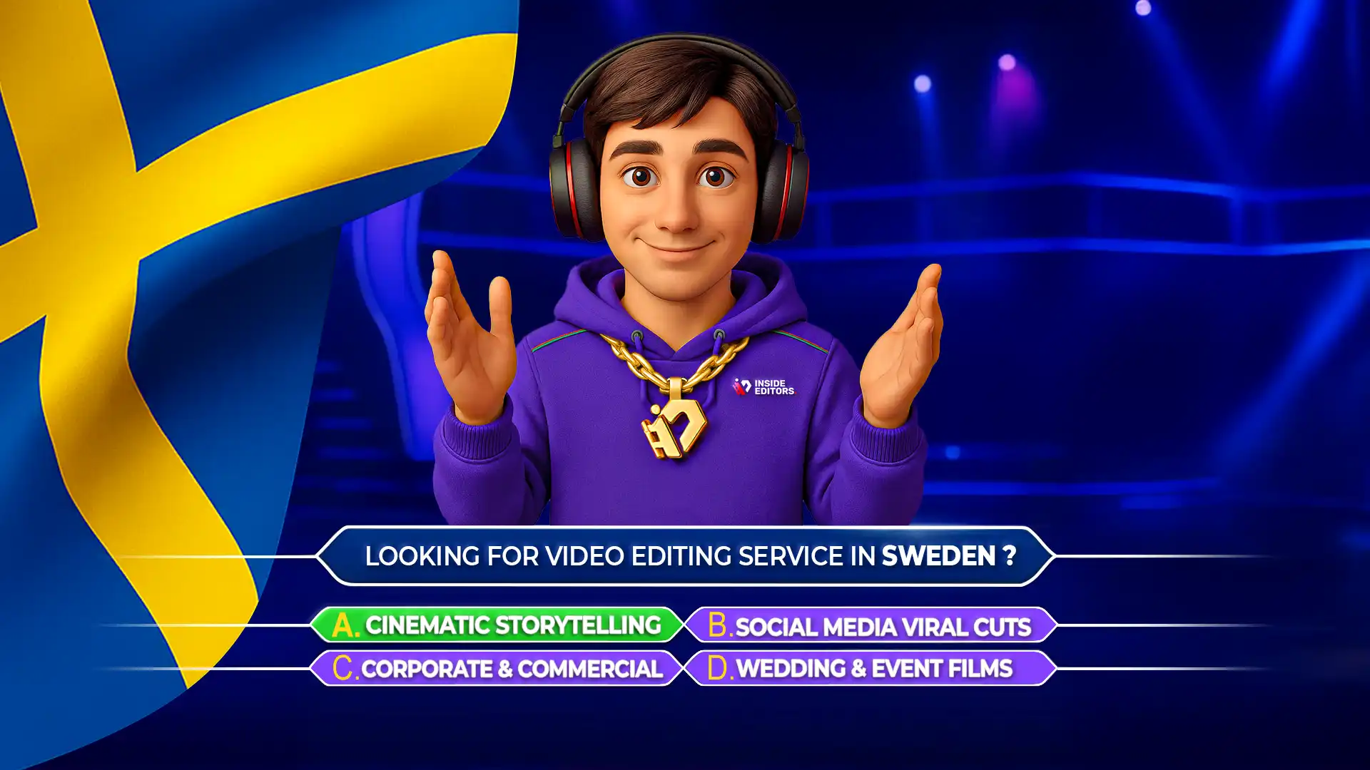 Video Editing Service Location In Sweden