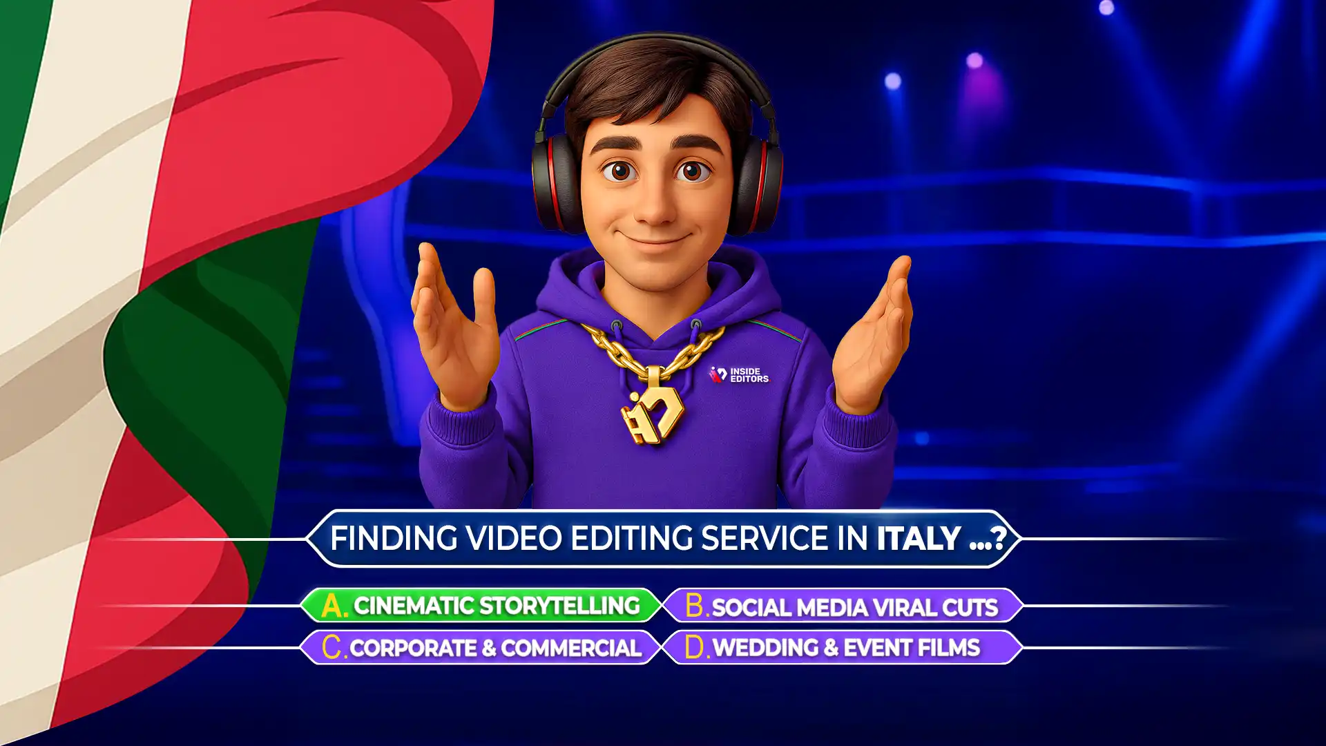 Video Editing Service Location In Italy