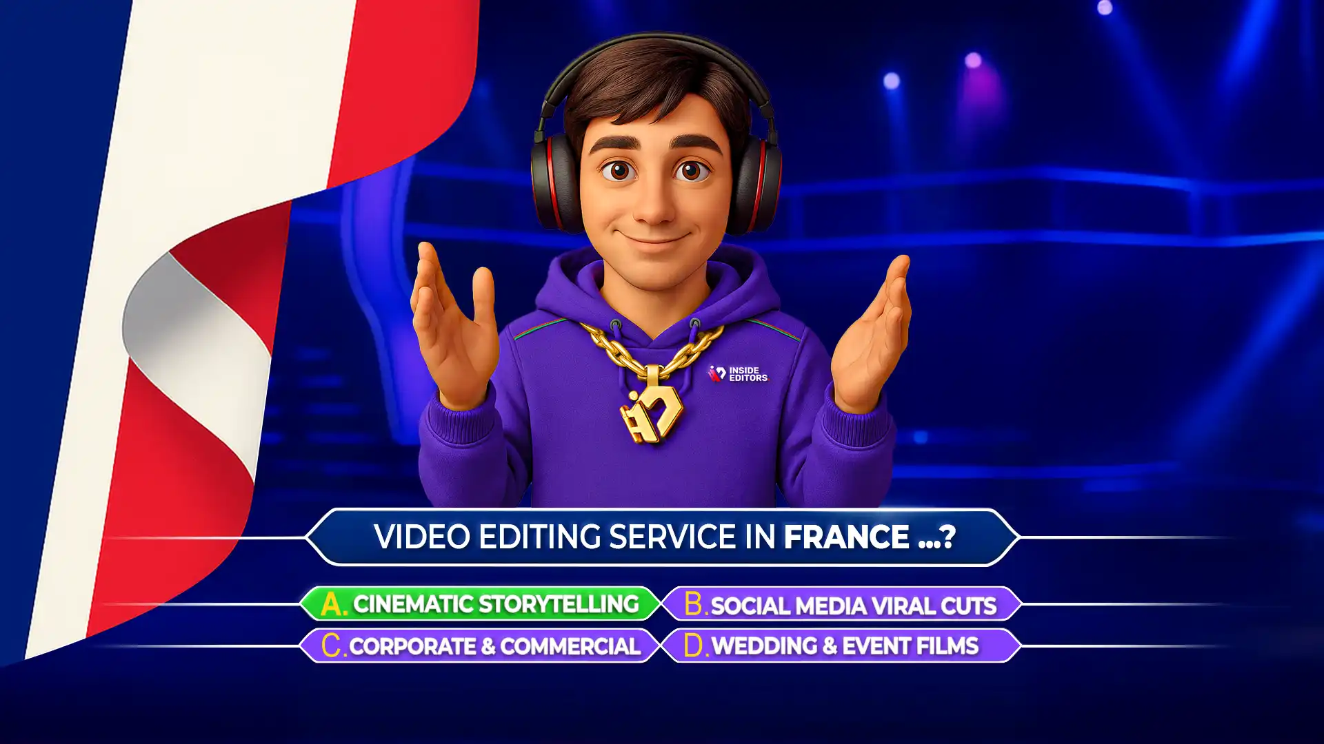 Video Editing Service Location In France