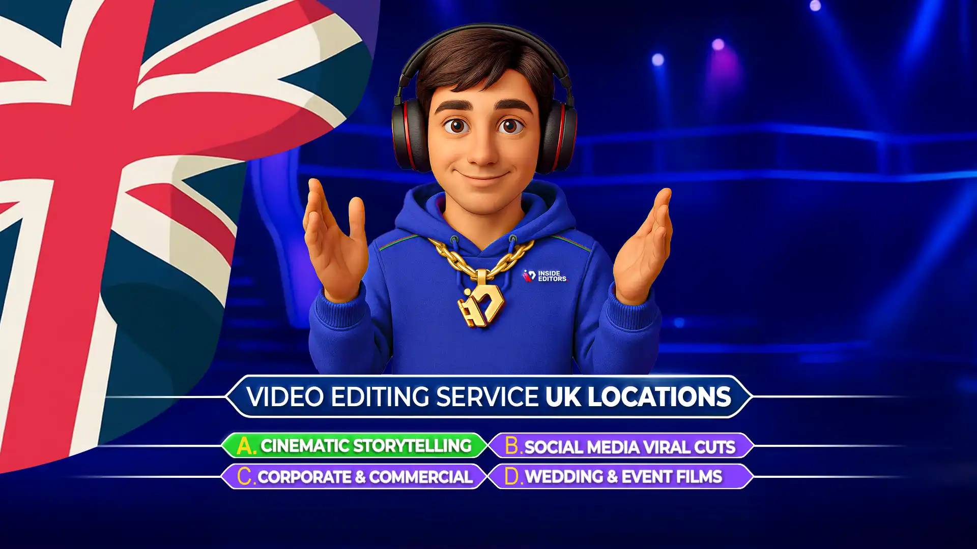 Video Editing Service Location In United Kingdom