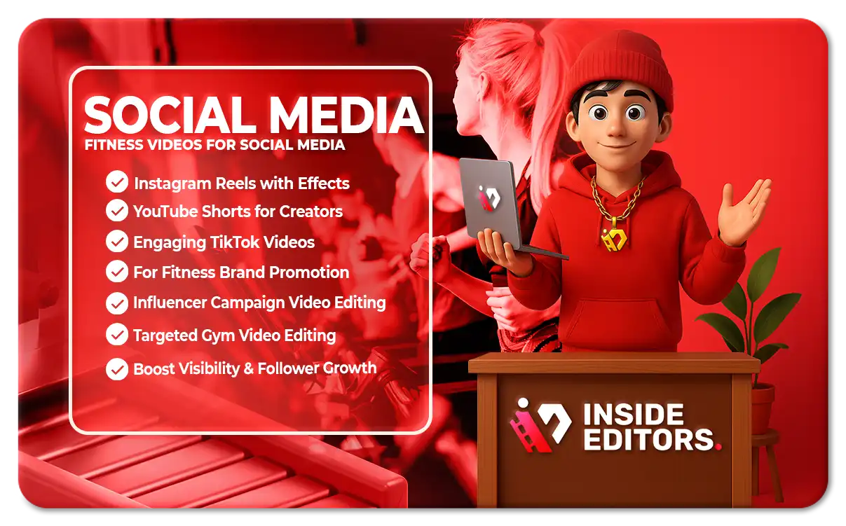Fitness Training Video Editing Services for Social Media