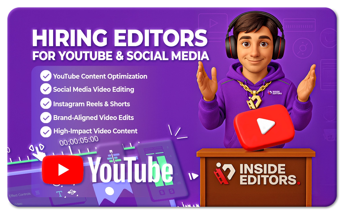 Hiring Video Editors for YouTube & Social Media