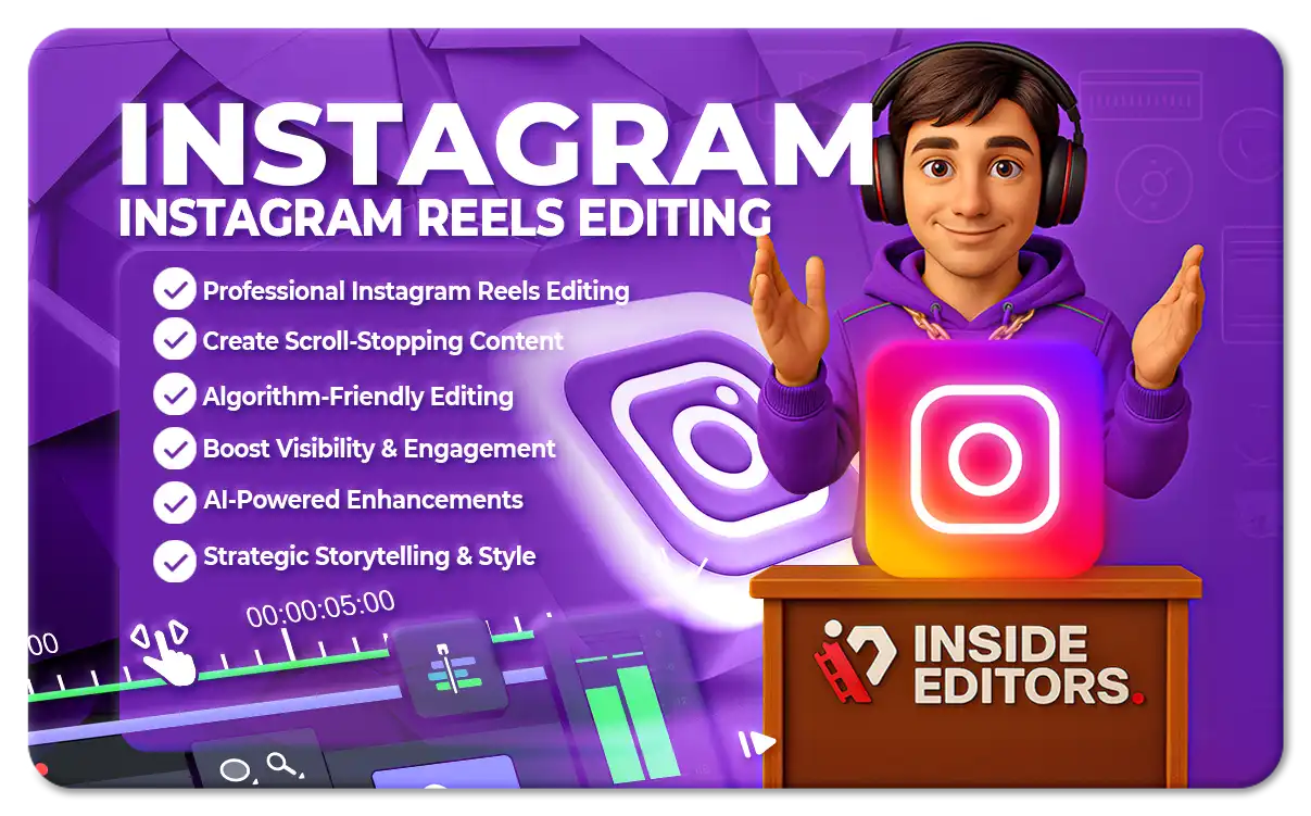 Instagram Reels Video Editing Services