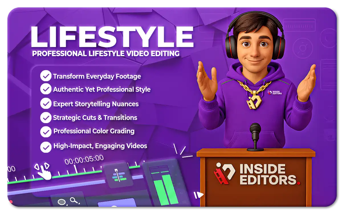 Lifestyle Video Editing Services