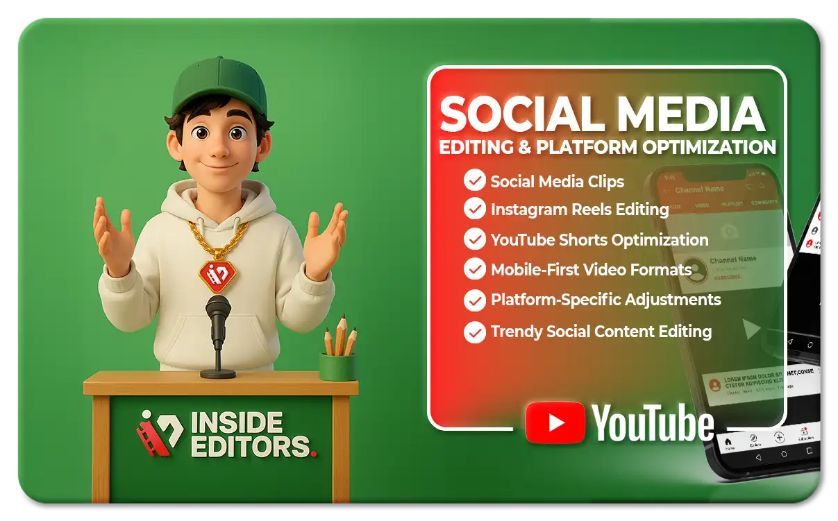 Social Media Editing & Platform Optimization