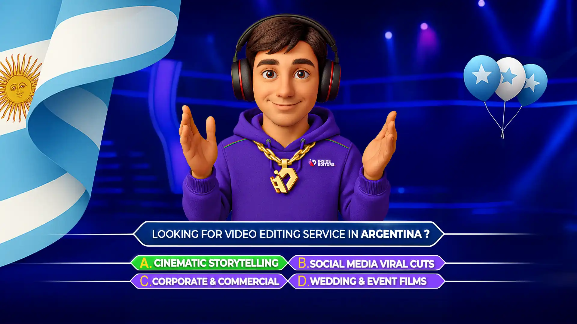 Video Editing Service Location In Argentina