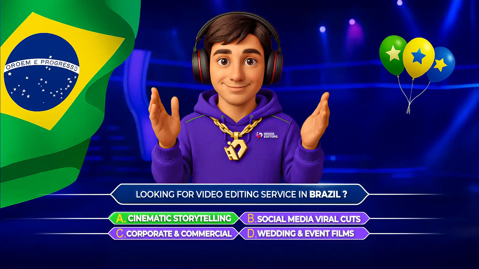 Video Editing Service Location In Brazil