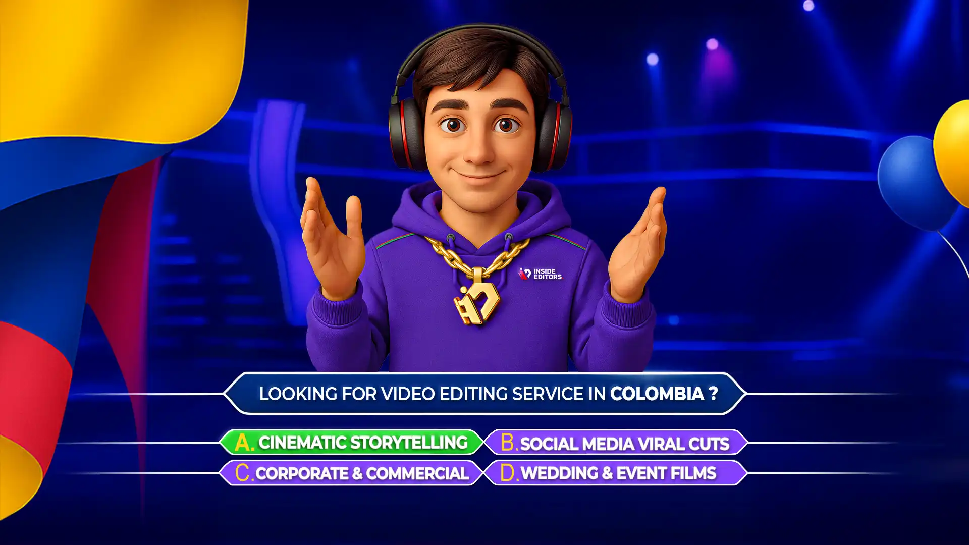 Video Editing Service Location In Colombia